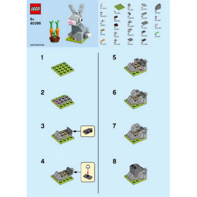 monthly mini model build set - 2020 04 april easter bunny polybag