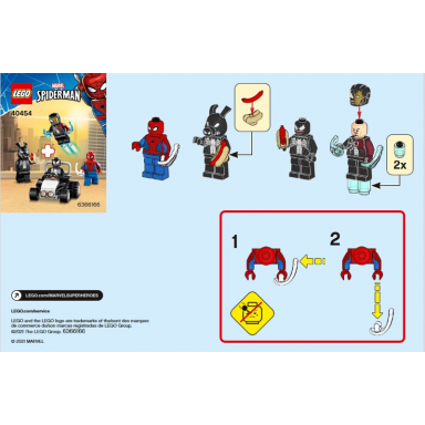spider-man vs venom and iron venom blister pack
