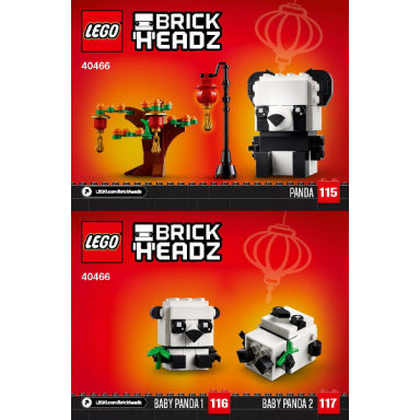 chinese new year pandas