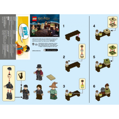 wizarding world minifigure accessory set blister pack