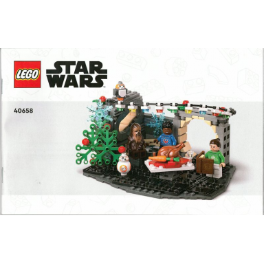 millennium falcon holiday diorama