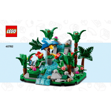 tropical rainforest diorama