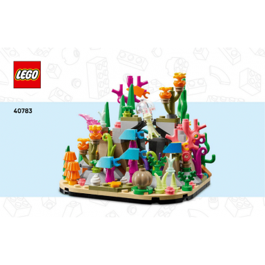 coral reef diorama