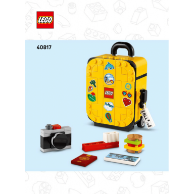 yellow travel suitcase