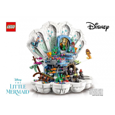 the little mermaid royal clamshell