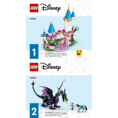 maleficents dragon form and auroras castle