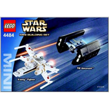x-wing fighter tie advanced - mini