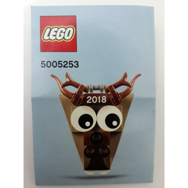 christmas tree ornament bag with reindeer polybag