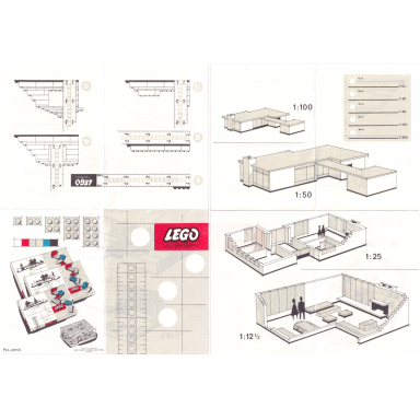 2 x 2 plates architectural hobby and model building supplemental set