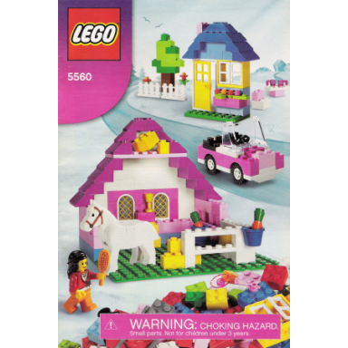 large pink brick box