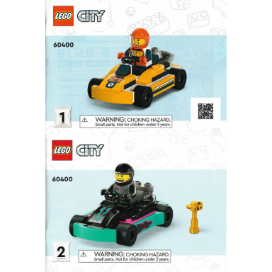 go-karts and race drivers