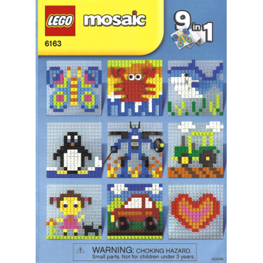 a world of lego mosaic 9 in 1