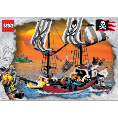 pirate battle ship red beard runner reissue
