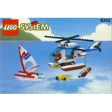 beach rescue chopper