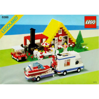holiday home with caravan