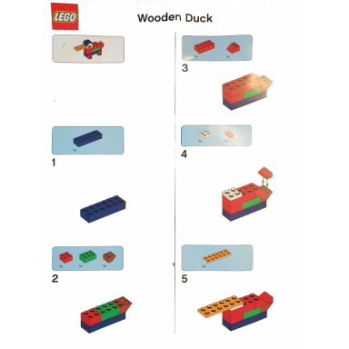 wooden duck