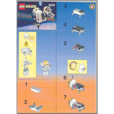 satellite with astronaut