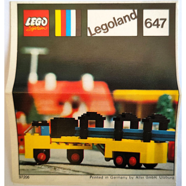 lorry with rails