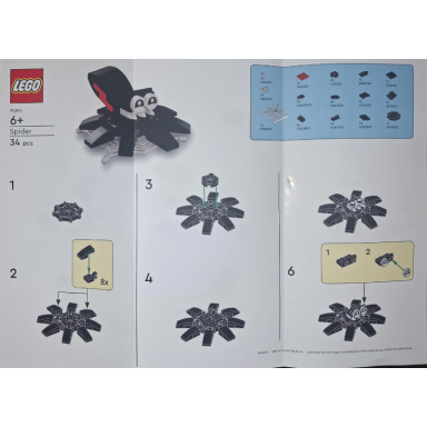 lego brand store exclusive build - spider
