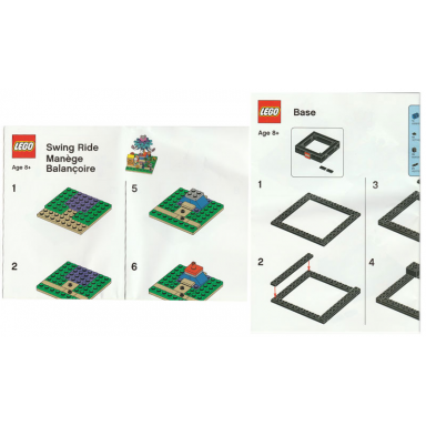 bricktober fairground set 3 4 - swing ride 2021 toys r us exclusive canadian release