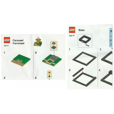 bricktober fairground set 1 4 - carousel 2021 toys r us exclusive canadian release