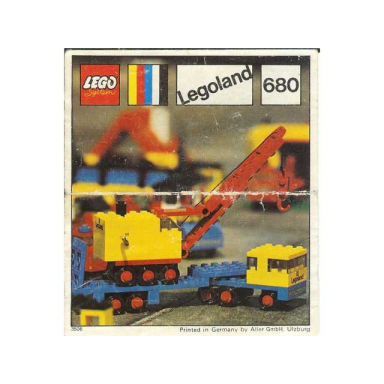 low-loader and crane