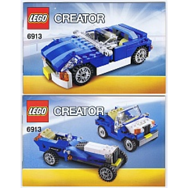 blue roadster