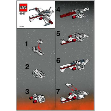 arc-170 starfighter - mini - korean duracell promo package with 8 aa batteries