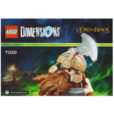 fun pack - the lord of the rings gimli and axe chariot