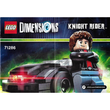 fun pack - knight rider michael knight and k.i.t.t.