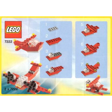 small red helicopter polybag