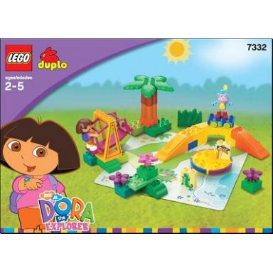 dora and boots at play park