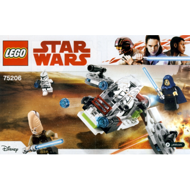 jedi and clone troopers battle pack