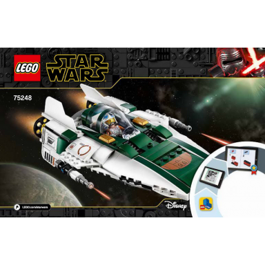 resistance a-wing starfighter