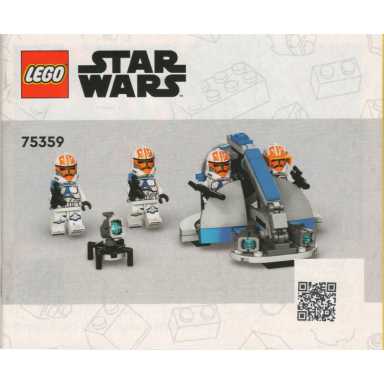 332nd ahsokas clone trooper battle pack