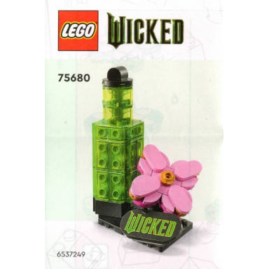 elphabas bottle and glindas flower polybag