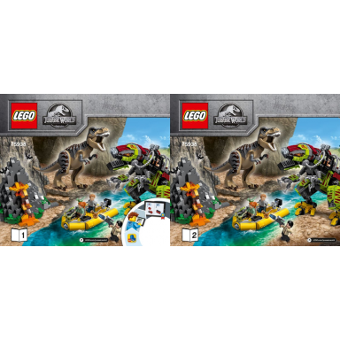 t rex vs dino-mech battle
