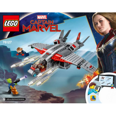 captain marvel and the skrull attack