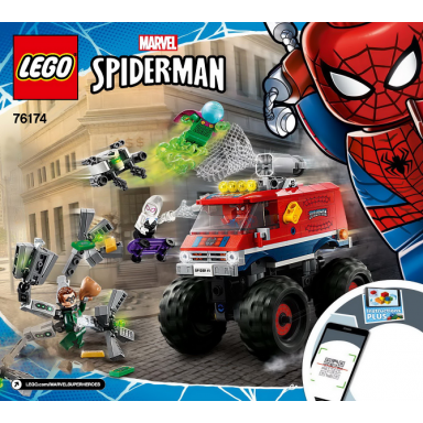spider-mans monster truck vs mysterio