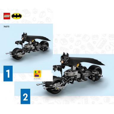 batman construction figure and the bat-pod bike