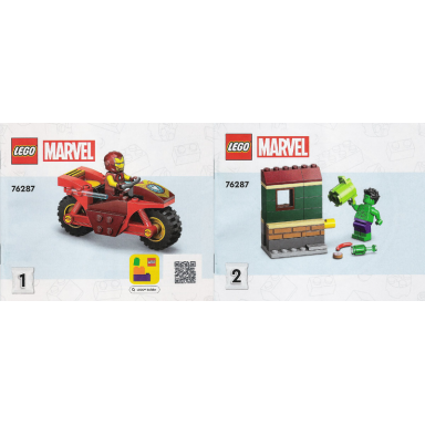 iron man with bike and the hulk