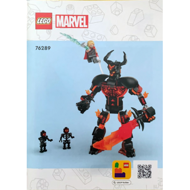 thor vs surtur construction figure
