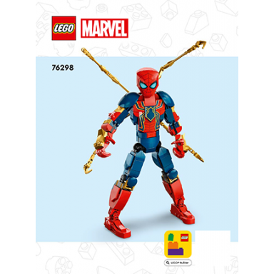 iron spider-man construction figure