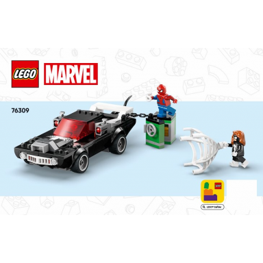 spider-man vs venom muscle car