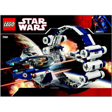 jedi starfighter with hyperdrive booster ring