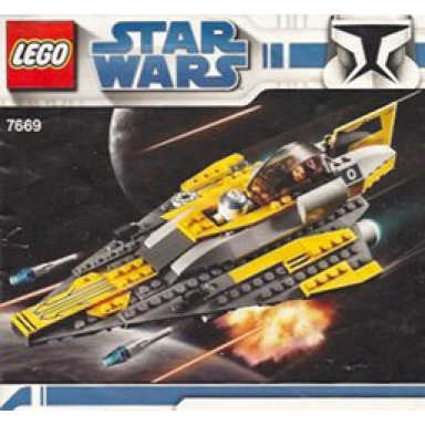 anakins jedi starfighter clone wars white box