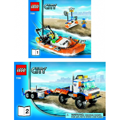 coast guard truck with speed boat