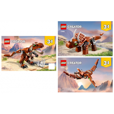 mighty dinosaurs dark orange edition
