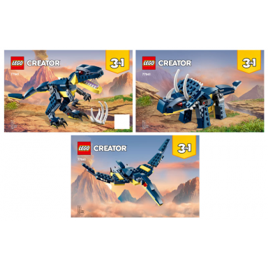 mighty dinosaurs dark blue edition