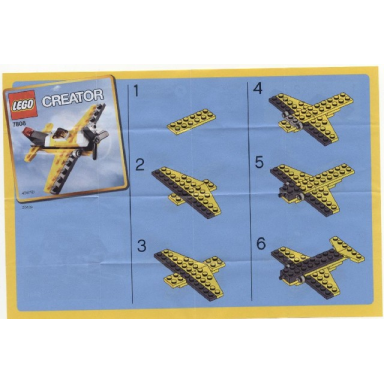 yellow airplane polybag